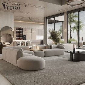 تصویر مبل راحتی ال مدل ادریا 