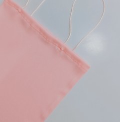 تصویر کراپ بند ماکارونی - صورتی پودری 