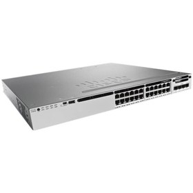 تصویر سوییچ سیسکو WS-C3850-24P-S Cisco Catalyst 3850 24 Port PoE IP Base