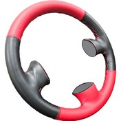 تصویر روکش فرمان پژو مدل بازودار مناسب برای پژو ۲۰۶ 