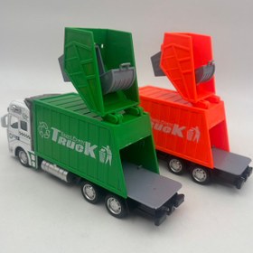 تصویر ماشین فلزی حمل زباله کد 2211/2 