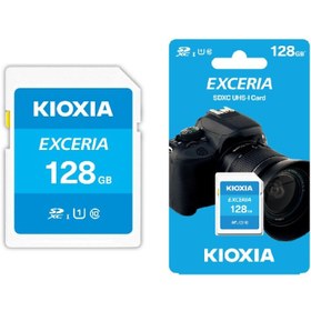 تصویر کارت حافظه کیوکسیا kioxia 128GB Extreme PRO 100MBps SDXC 