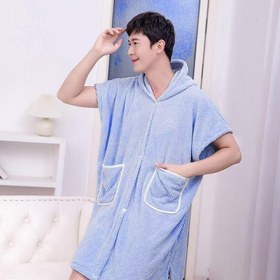 تصویر حوله شنلی حمام سایز ۱۲۰ 