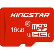 تصویر کارت حافظه‌ microSDHC کینگ استار استاندارد UHS-I U1 مدل 580X R85 ظرفیت 16 گیگابایت King Star Memory Card 580X R85 microSDHC UHS-I U1 - 16GB