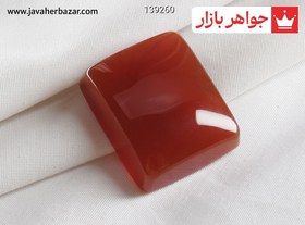 تصویر نگین عقیق قرمز خوشرنگ کد 139260 