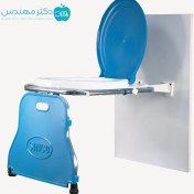 تصویر توالت فرنگی سینکو مدل ۴۰۵۶۰۹ دیواری تاشو 