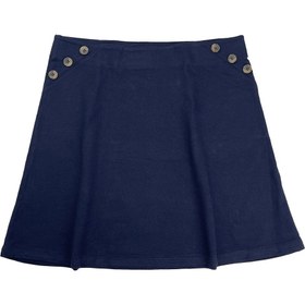 تصویر دامن کوتاه زنانه رنگ سرمه ای برند Tchibo 