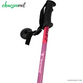 تصویر عصای کوهنوردی کلیپسی کله گاوی پیکنیو دو عددی 