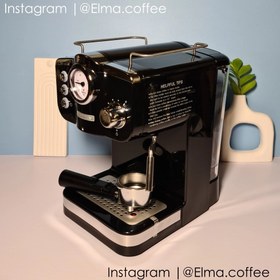 تصویر اسپرسوساز خانگی مباشی مدل emc-2015 رنگ مشکی Coffee machine mebashi