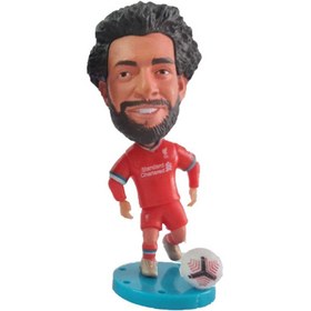 تصویر اکشن فیگور ساکروی محمد صلاح لیورپول کد 01 Mohamed Salah Liverpool SoccerWe Figure