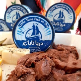 تصویر فروش عمده 5 پک 24عددی(هر عدد 13900 تومان)تن ماهی 180 گرمی زرده درجه یک دریاتابان 