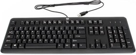 تصویر کیبورد حرفه ای با سیم اچ پی مدل 003- HP 672647 HP Black Keyboard 672647-003