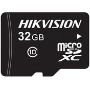 تصویر کارت حافظه microSDHC هایک ویژن Hikvision مدل BULK اقتصادی کلاس 10 استاندارد UHS-I U1 ظرفیت 32 گیگابایت 