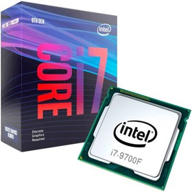 تصویر پردازنده مرکزی اینتل سری Coffee Lake مدل Core i7-9700F ب Intel Coffee Lake Core i7-9700F Tray CPU