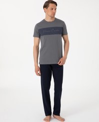 تصویر ست پیژامه آستین کوتاه راسته مردانه | پیر کاردین Pierre Cardin 1166319 