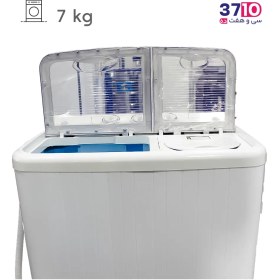 تصویر ماشین لباسشویی دوقلو ریتون درب شیشه ای ظرفیت 8 کیلوگرم مدل RWM-8502T RITTON 8kg RWM-8502T