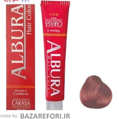 تصویر رنگ مو آلبورا مدل carasa شماره 5.75 حجم 100 میلی لیتر رنگ برنز - بازار فوری 