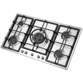 تصویر اجاق گاز استیل ۵ شعله استیل البرز مدل S5952 Steel Alborz Steel Hob