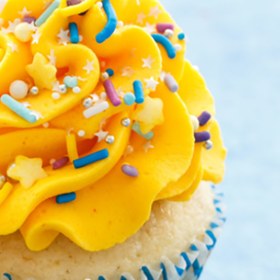 تصویر رنگ خوراکی ژله ای زرد کهربایی ( زعفرانی ) کپی کیک 150 گرمی 
