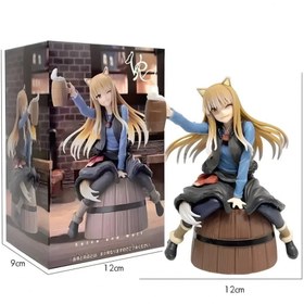 تصویر فیگور هولو انیمه ادویه و گرگ سایز ۱۵ سانتیمتر 