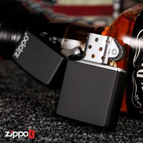 تصویر فندک زیپو مدل Zippo logo کد 218ZL ا Zippo logo 218ZL Lighter Zippo logo 218ZL Lighter