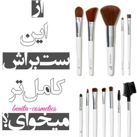 تصویر ست براش حرفه ای ۱۲تایی e.l.f PROFESSIONAL SET OF 12 MAKEUP BRUSHES