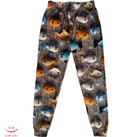 تصویر شلوار مخمل سه بعدی فری سایز کد 05 