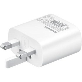 تصویر شارژر سامسونگ A06 کیفیت اورجینال - آداپتور تک / مشکی Samsung Galaxy A06 Charger - EP TA800 - Original