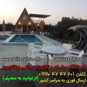 تصویر آتشدان باغی مدل هخامنشی 