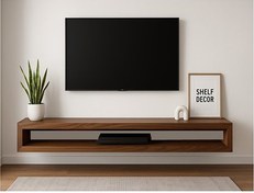 تصویر شلف TV کادر(روکش گردو) 