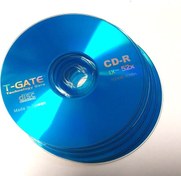 تصویر مجموعه 5 عددی CD خام T-Gate ا CD T_GATE 52x *5 CD T_GATE 52x *5