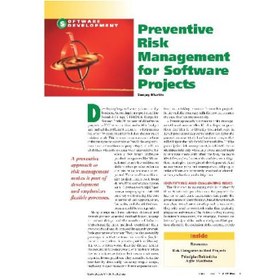 تصویر دانلود کتاب Preventive Risk Management for Software Projects مدیریت ریسک پیشگیرانه برای پروژه های نرم افزاری