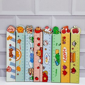 تصویر خط کش چوبی 15 سانت 