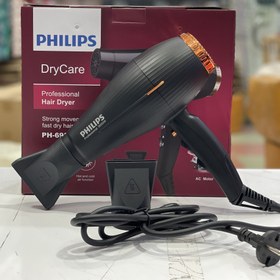 تصویر سشوار متور سالنی مارک فلیپس PHILIPS 6958 اصل اورجینال هلند متورAC سیم پیچی چهارحالته توان قدرت پرتاب متور 9000وا PHILIPS 6958