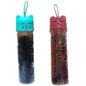 تصویر کش مو زنانه مدل چهل گیس عروسک بسته 500 عددی مجموعه 2 عددی 