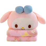 تصویر عروسک بالشتی کرومی ملودی ارتفاع ۳۵ سانتی متر 