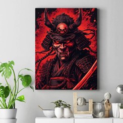 تصویر تابلو کنواس (بوم) سامورایی - 8 