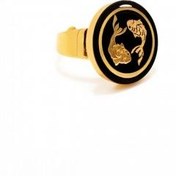 تصویر انگشتر روکش طلا ونوس نماد ماه تولد اسفند مدل GSR12 