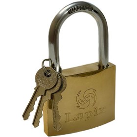 تصویر قفل آویز لاپیکس مدل 75mm 