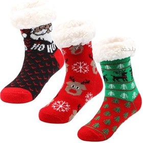 تصویر پاپوش کریسمسی بلند 