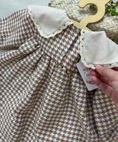 تصویر کد 2539 پیراهن طرح رولکس کرم 