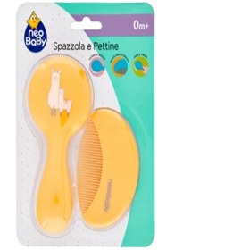 تصویر ست شانه و برس کودک نئو بیبی neo baby Neo baby comb and brush set