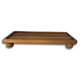 تصویر قیمت و خرید سینی چوبی طرح مستطیل مدل T0116 - چوبی سرا 