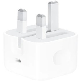 تصویر آداپتور شارژر اپل 3 شاخه 20 وات اصل Apple 3 Pin 20W Power Adapter ORG