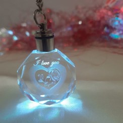 تصویر سرکلیدی کریستالی چراغ دار 