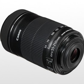 تصویر لنز تله فتو کانن Canon EF-S 55-250mm F/4-5.6 IS STM - دست دوم 