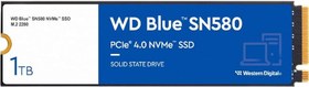 تصویر اس اس دی WD Blue SN580 اینترنال ۱ ترابایت وسترن دیجیتال M.2 Nvme Western Digital WD Blue SN580 1TB M.2 NVMe Internal SSD