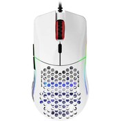 تصویر موس Glorious Model O Minus Glossy سفید سیمی 