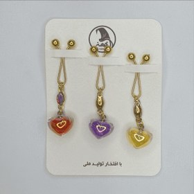 تصویر گیره ساده آویز دار – ۳ عددی – طرح ۱۲ 