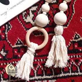 تصویر ریسه مهره ای چوبی 03 